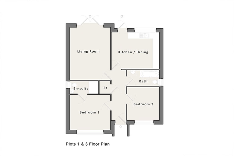 Plots 1 and 3, Vesey Way, Sutton Coldfield