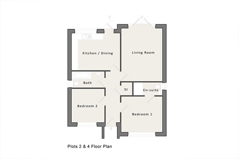 Plots 2 and 4, Vesey Way, Sutton Coldfield