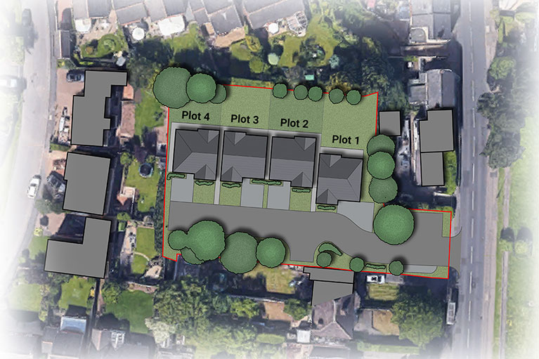 Site Plan, Vesey Way, Sutton Coldfield